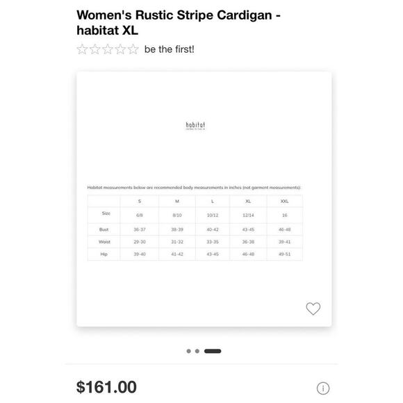 Habitat Oversized Rustic Stripes Chunky Cardigan Sweater Women Sz S Art to Wear - Picture 8 of 16